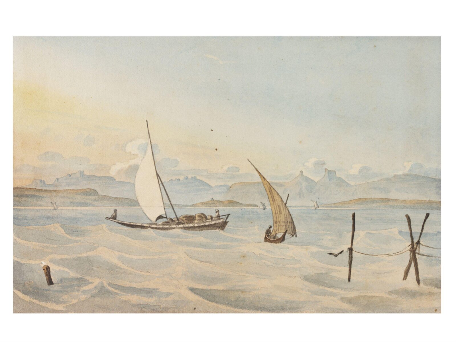 Bombay Harbour, Charles Harcourt Chambers, 1824-28