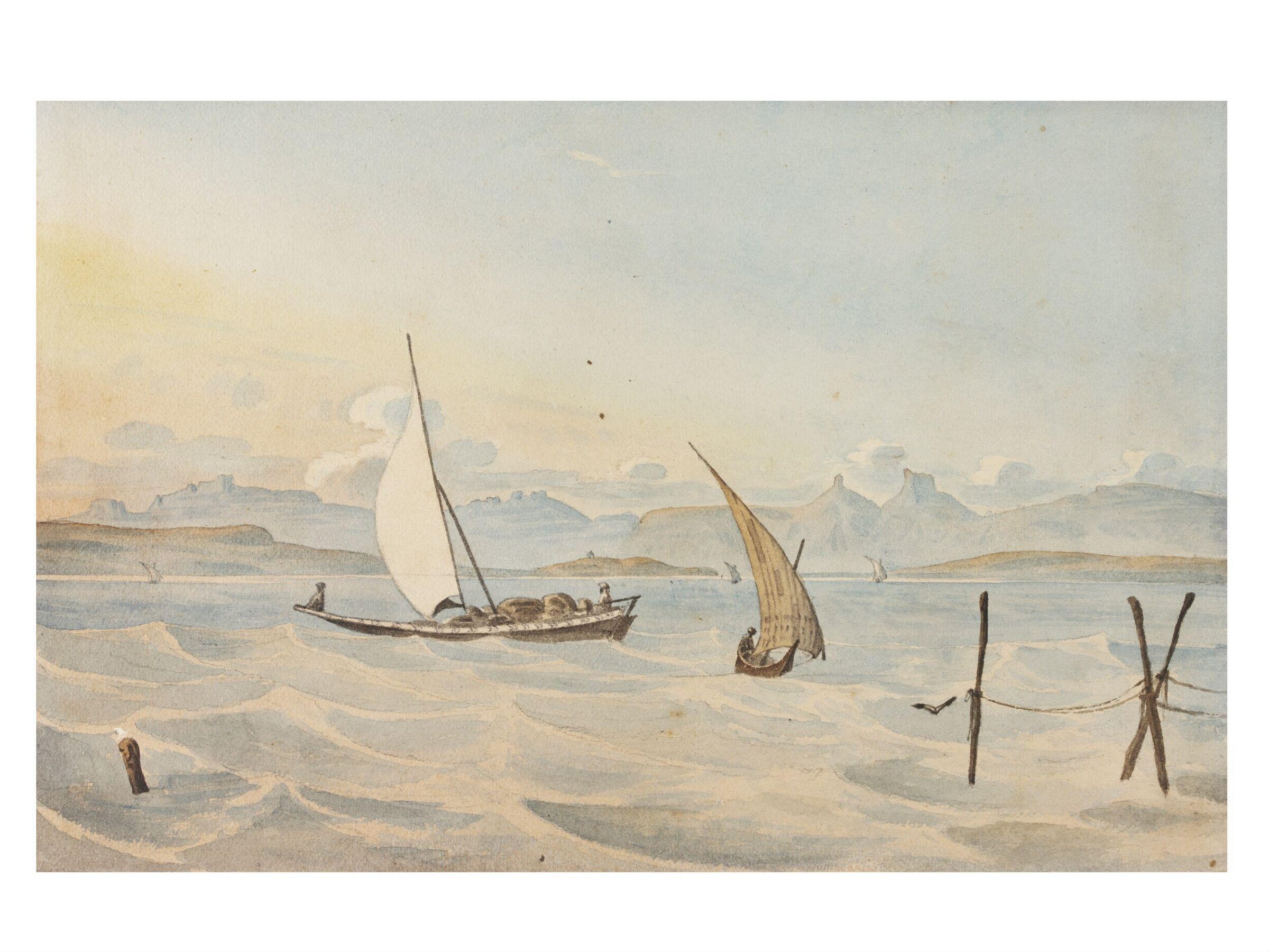 Bombay Harbour, Charles Harcourt Chambers, 1824-28