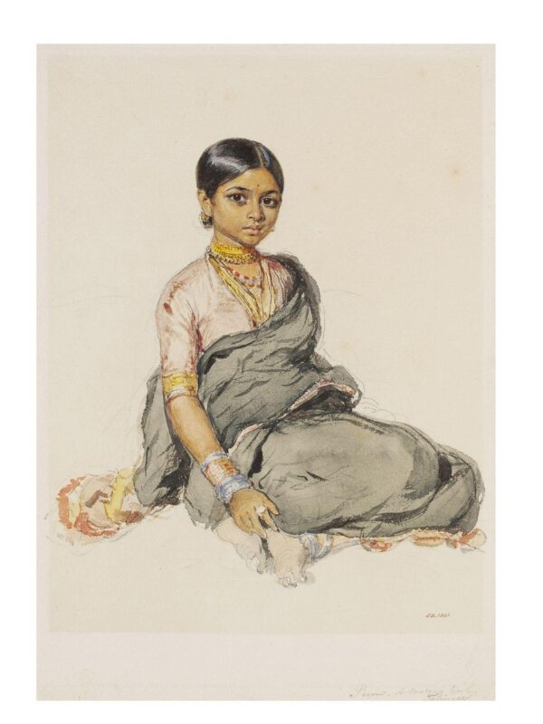 Telingi Girl named Perou from the Madras Region