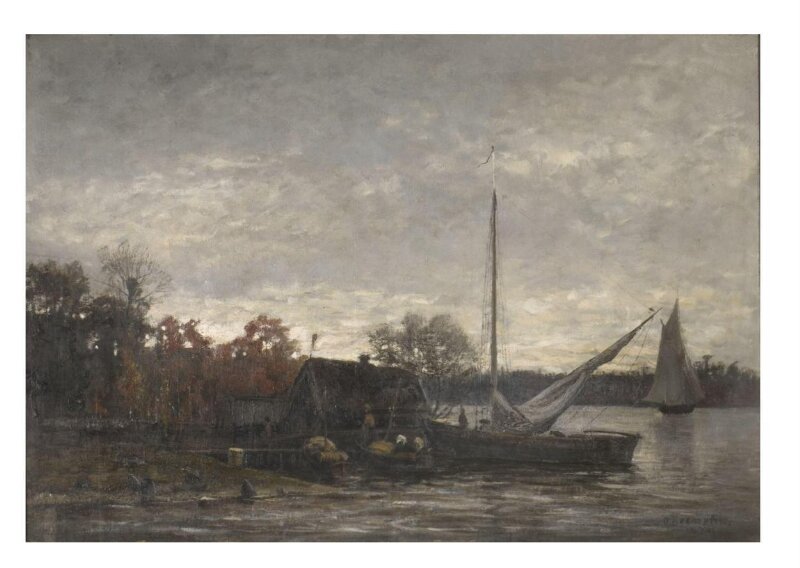 A Swedish lake scene