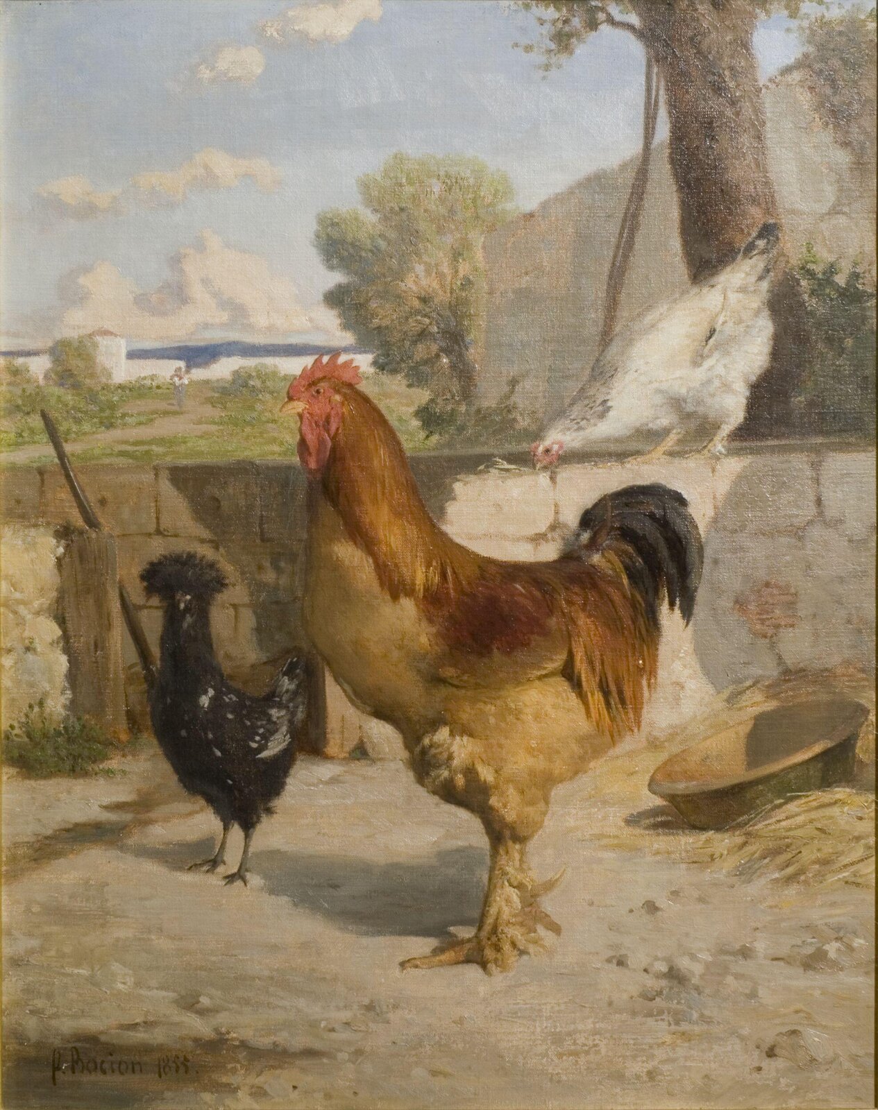 Poultry, François Bocion, 1855