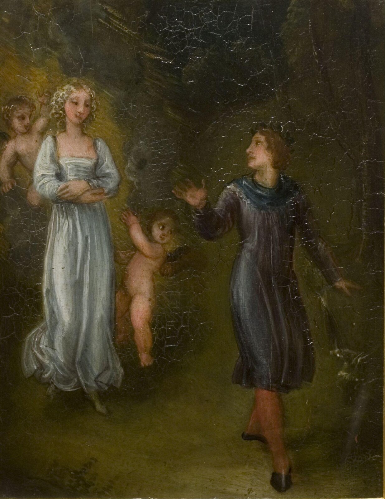 Petrarch and Laura, Thomas Stothard, early 19th century