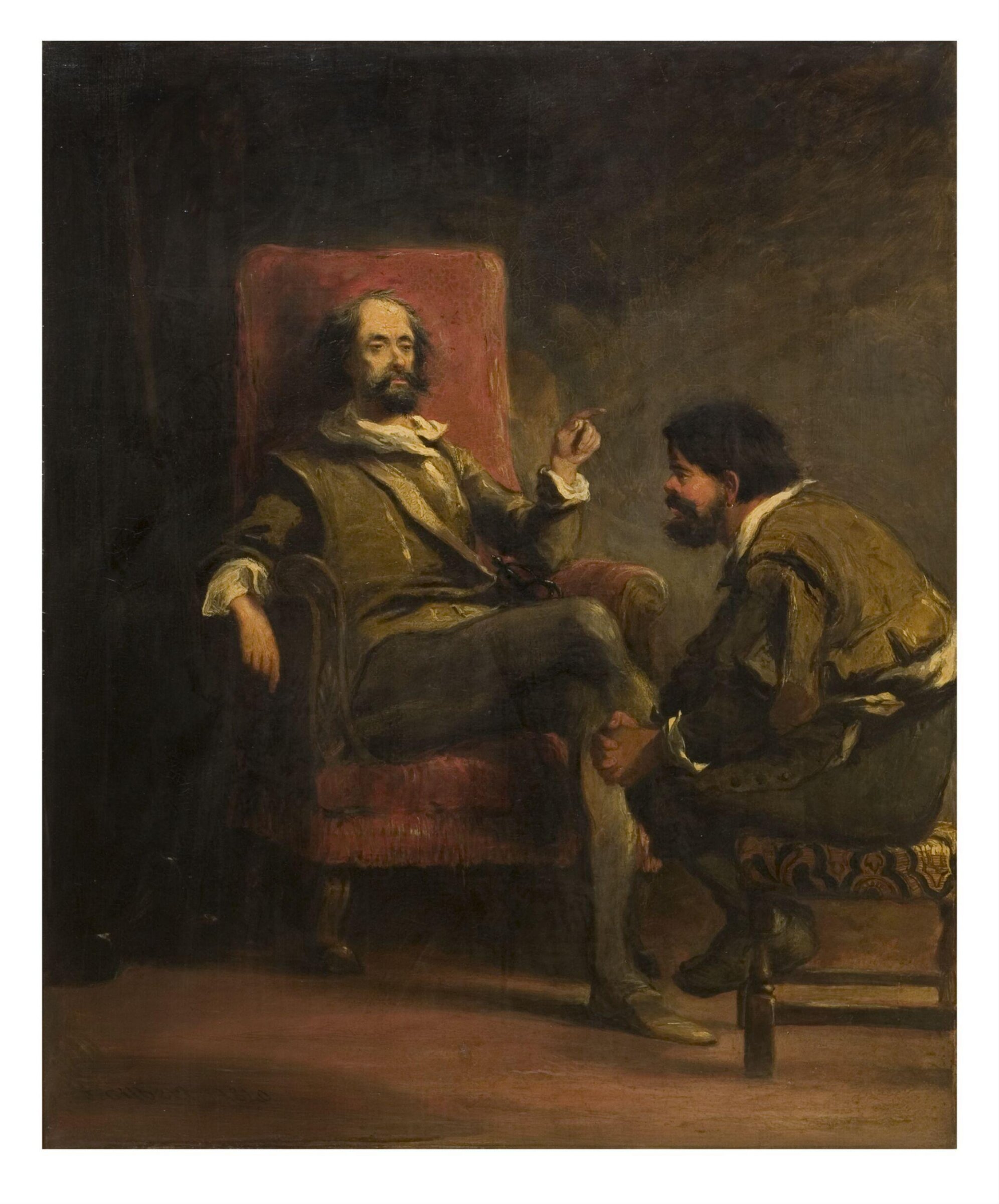 Don Quixote and Sancho Panza, John Gilbert, 1840