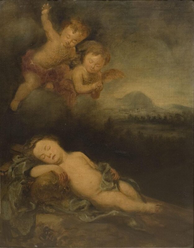 The Infant Christ Asleep on the Cross