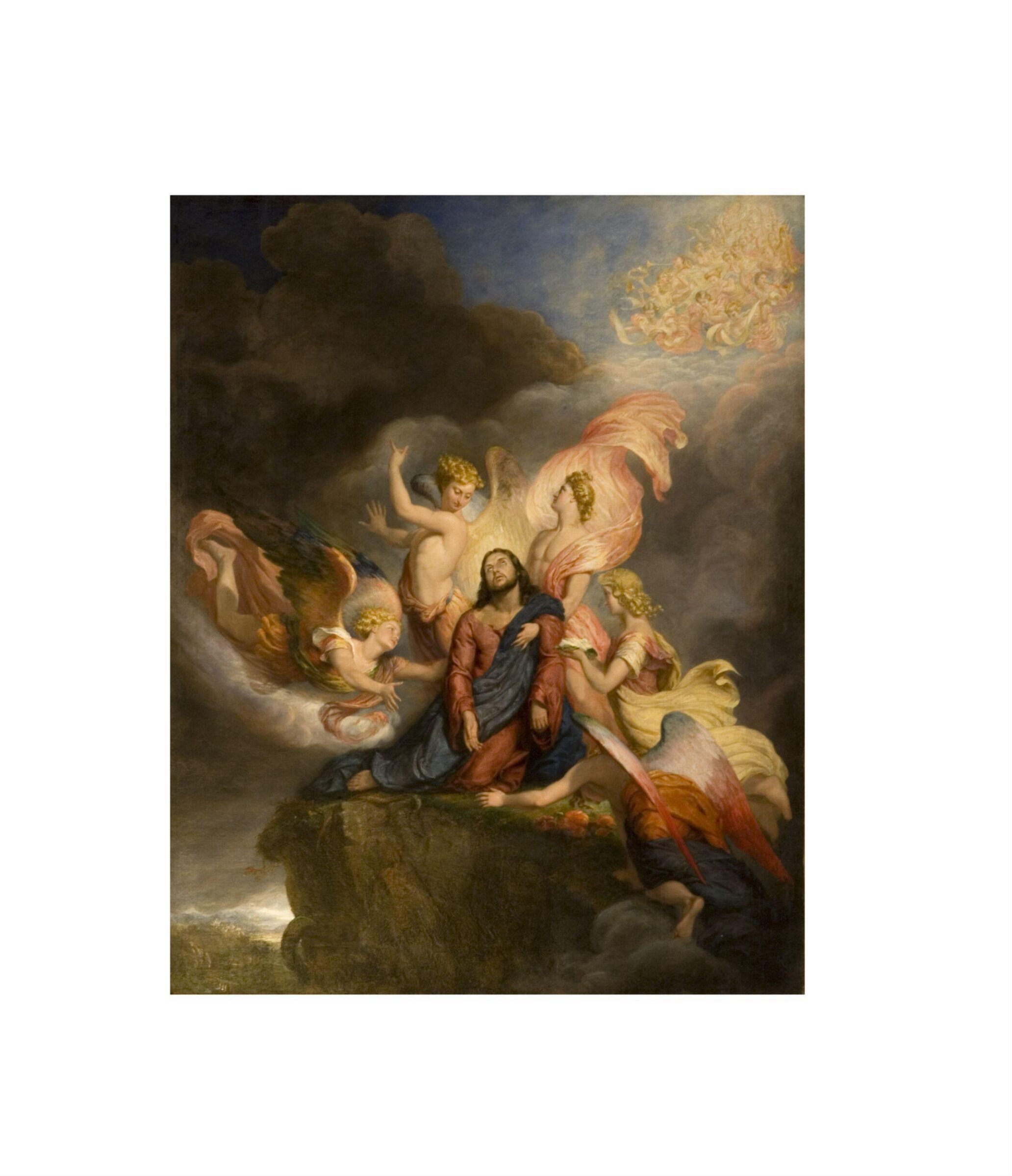 The Angels ministering to Christ, George Hayter, 1847-1849