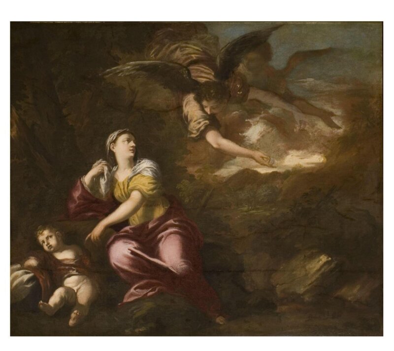 Hagar and Ishmael in the Wilderness (Genesis 21.17)