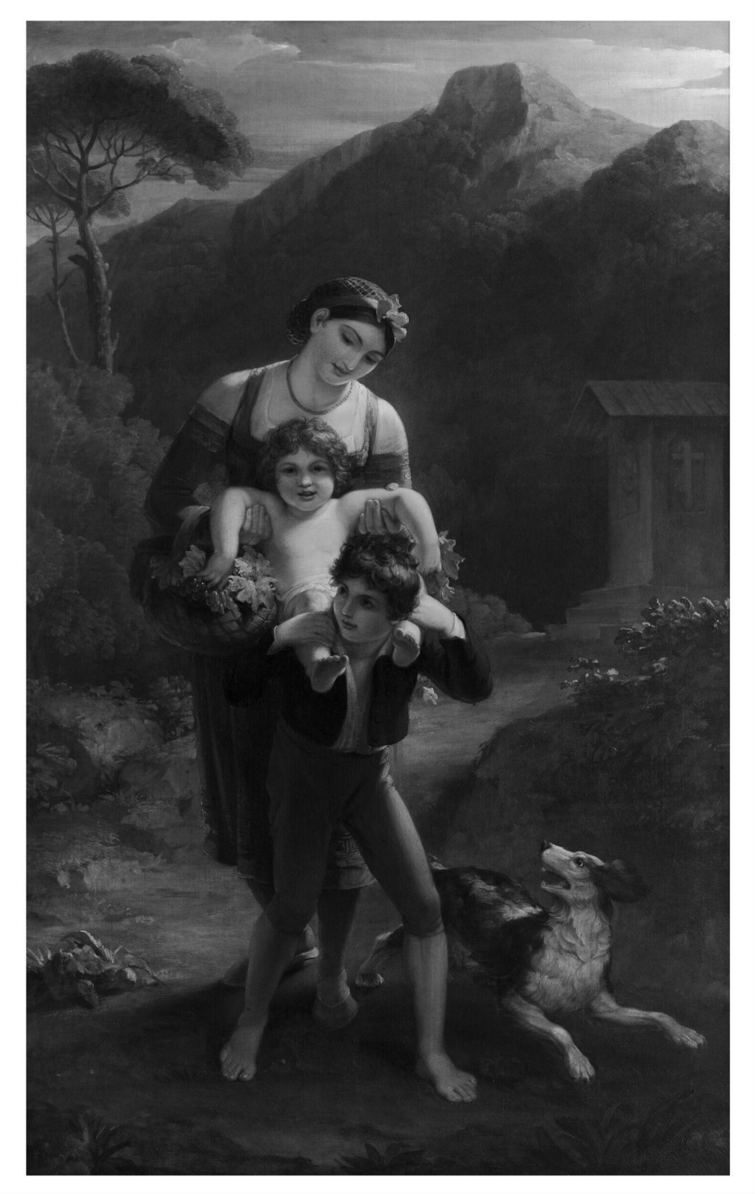 Peasants of Subiaco returning from the vineyard on a holiday, Henry Howard, ca. 1808