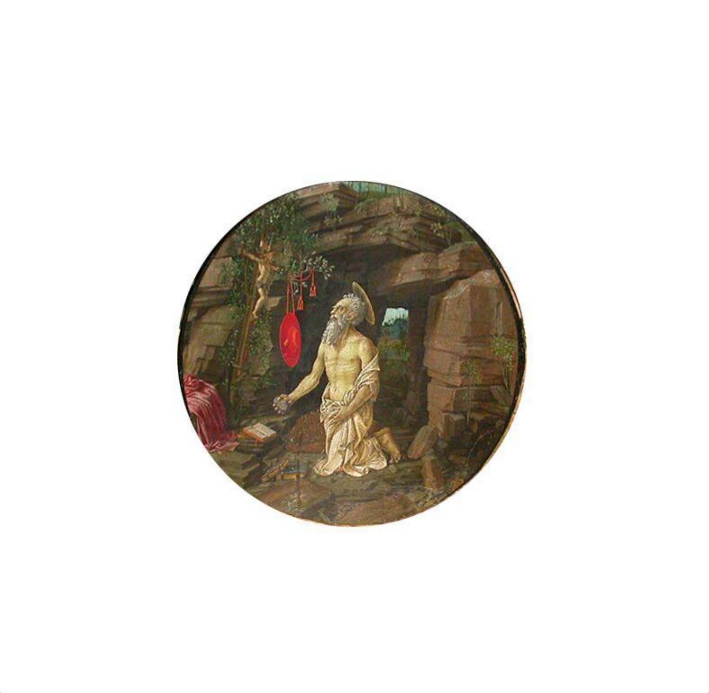 St Jerome in the desert, Francesco Granacci, ca. 1490