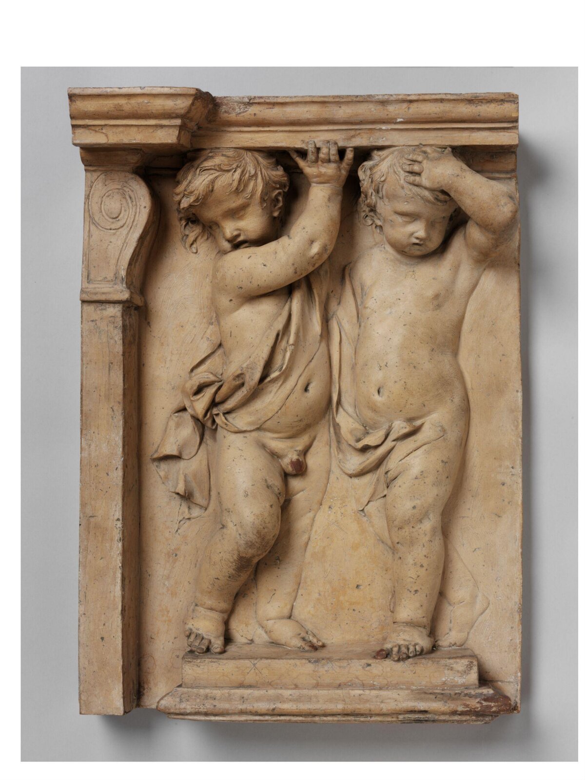 Cupids as Caryatids, possibly John Michael Rysbrack, ca. 1730