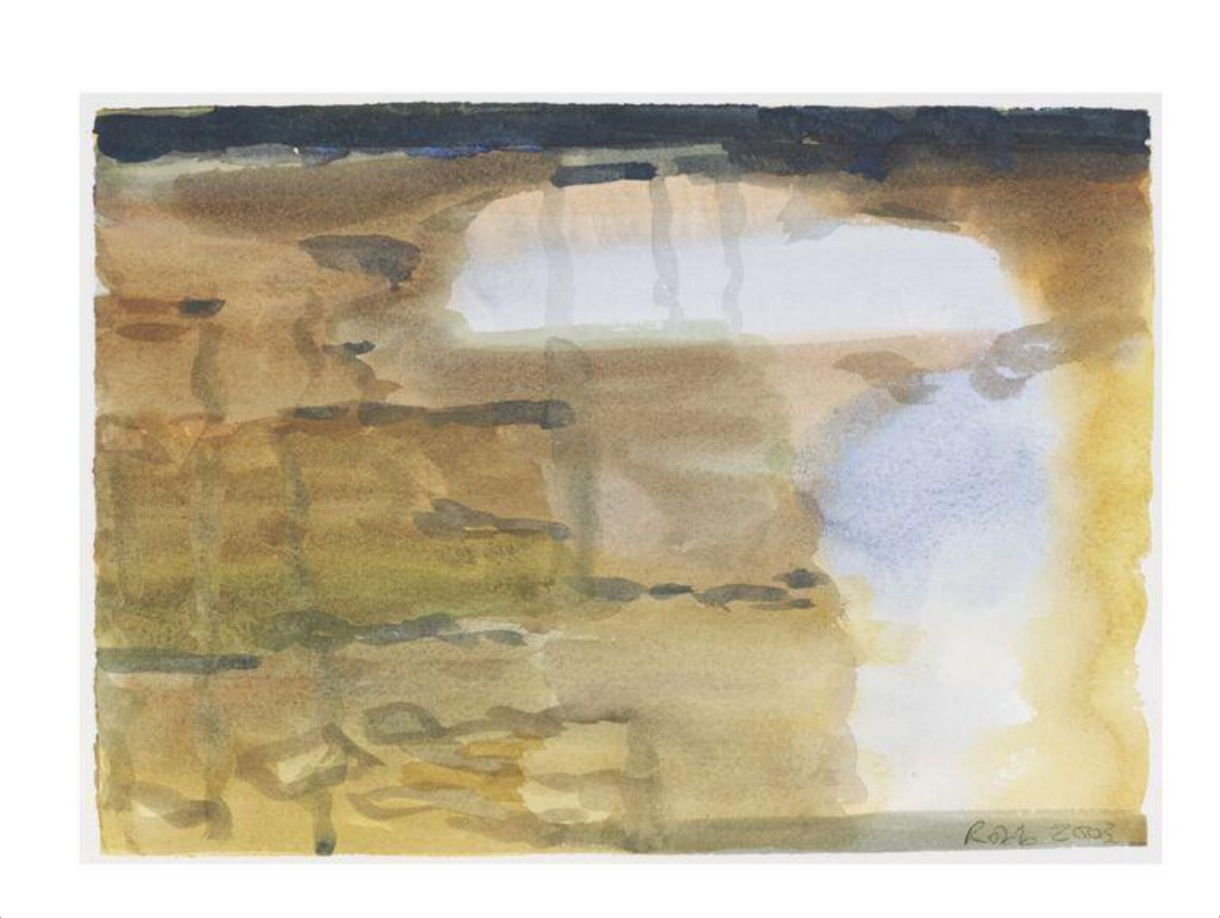 Water and ruins, Tivoli, Carole Robb, 2003