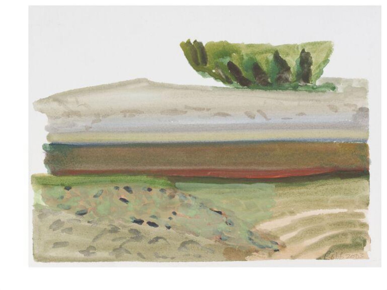 Stream in the Veneto, Carole Robb, 2003