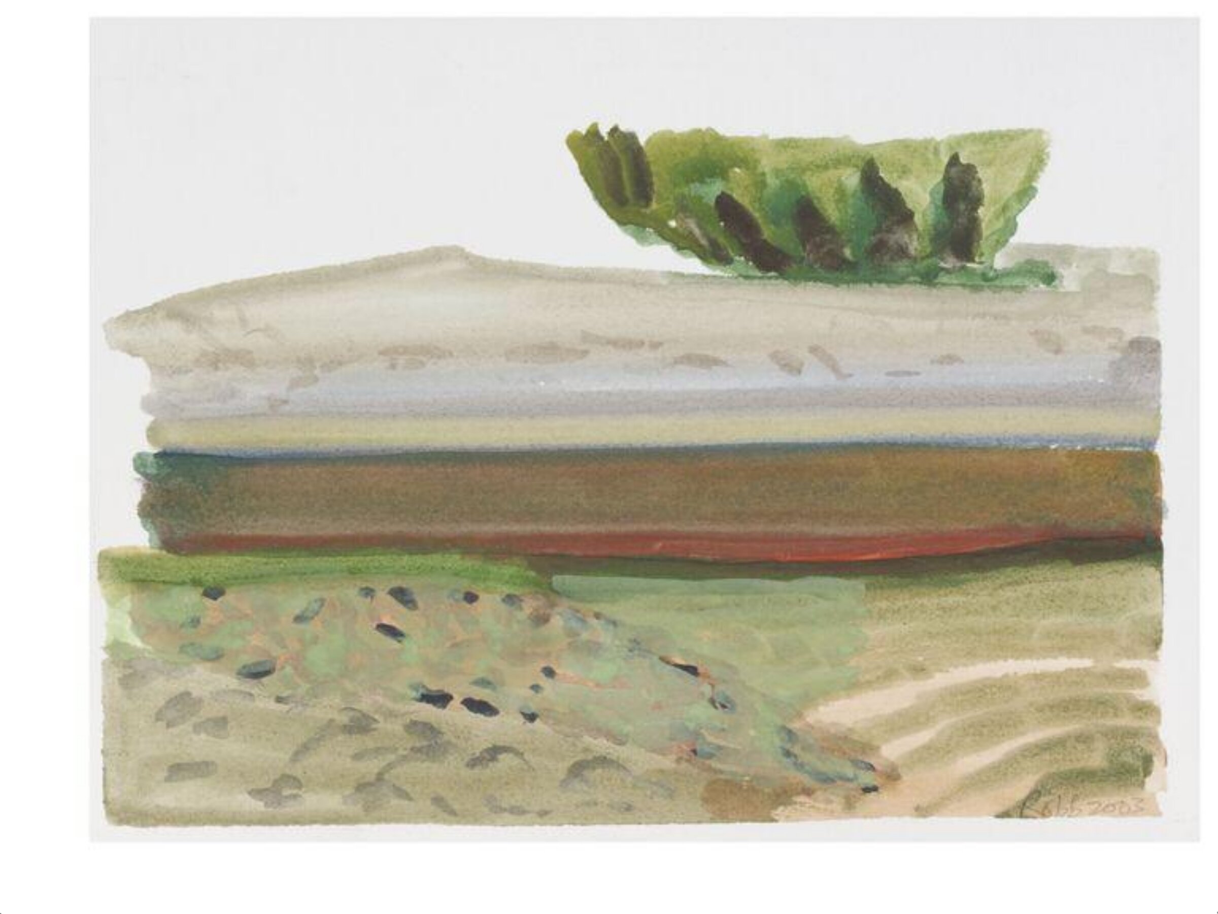 Stream in the Veneto, Carole Robb, 2003