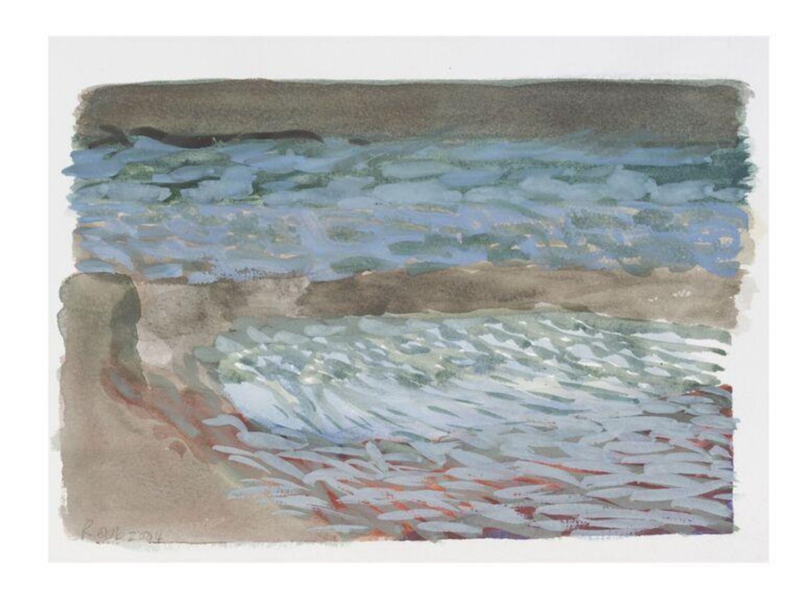 Blue Veneto river, Carole Robb, 2004