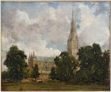 Salisbury Cathedral from the south-west thumbnail 1