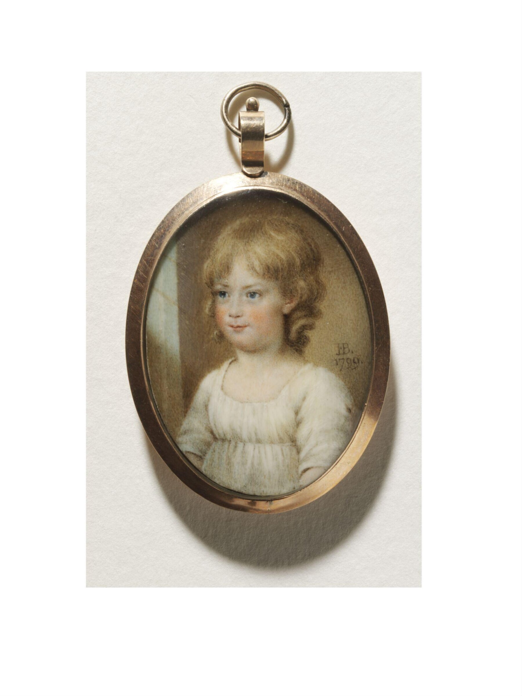 Portrait miniature of a girl said to be Princess Charlotte Augusta of Wales, John Bogle, 1799