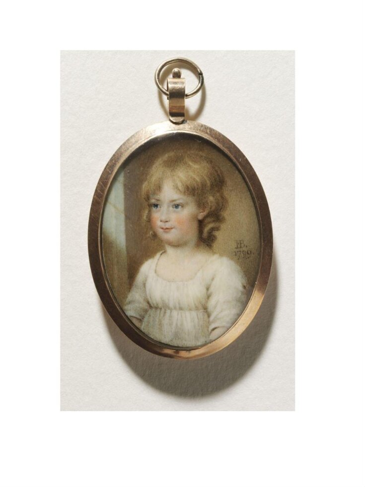 Portrait miniature of a girl said to be Princess Charlotte Augusta of Wales top image