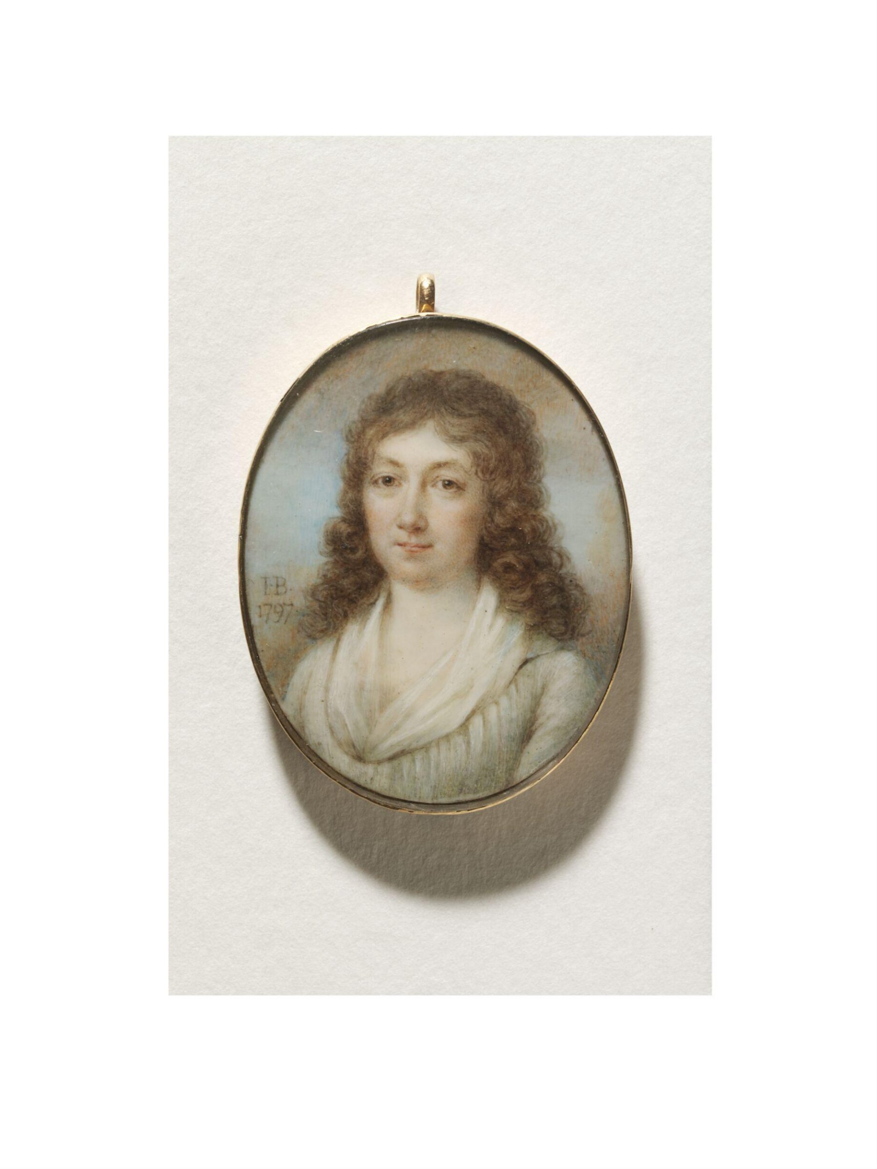 Portrait miniature on ivory of Mrs Humphrey Graham, John Bogle, 1797