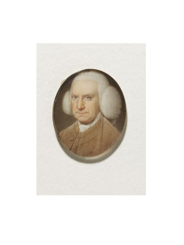 Portrait miniature of an unknown elderly gentleman top image