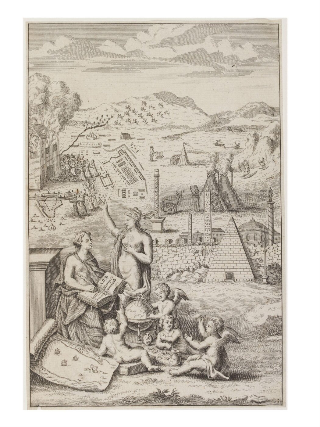 Unknown, Frontispiece to Travels Through Europe, Asia and Into Part of Africa