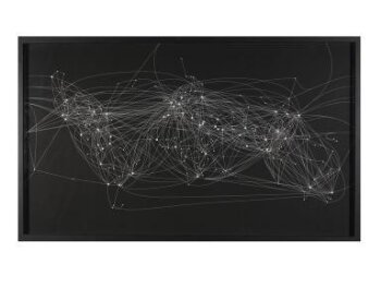 Air Routes of the World (Night)