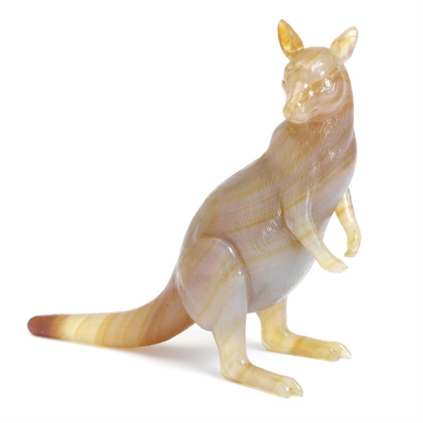 Kangaroo and case — Faberge — ca.1910