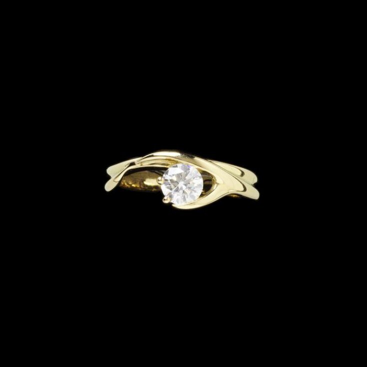 Interlocking diamond ring set in white gold | Shaun Leane | The Jewellery  Editor