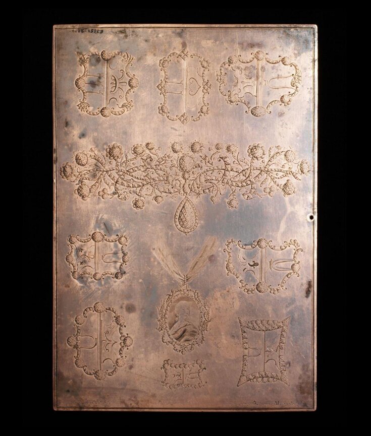 copper printing plate top image