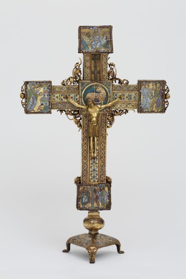 Medieval style BronzeCrucifix selling Cross