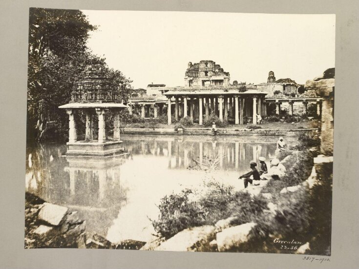 Hampi (Vijayanagar) Bellary District: Krishna Temple Tank and Shrine, Hemakuta Hill. top image