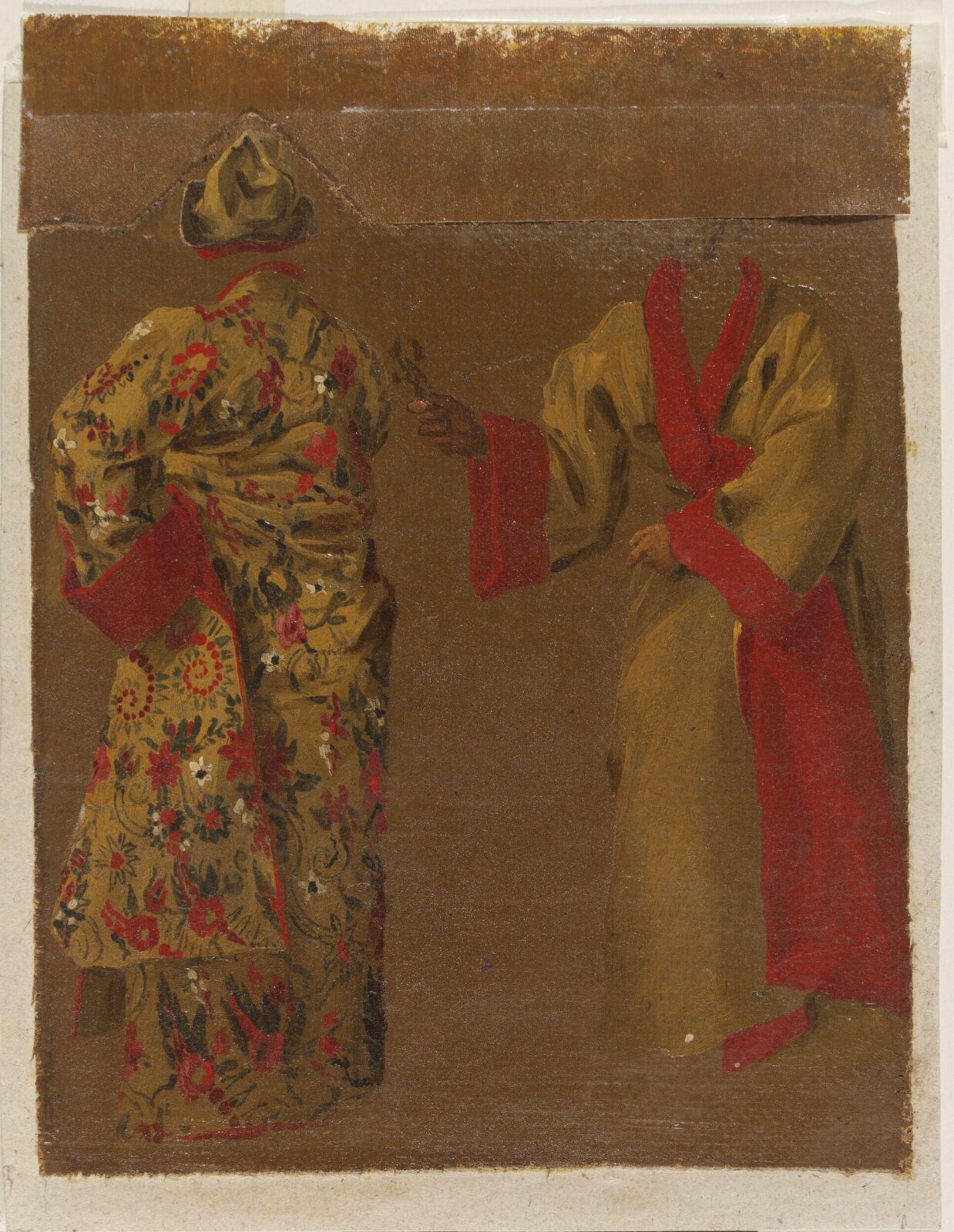 Two Costume Studies, Luca Carlevarijs, ca. 1700-ca. 1710