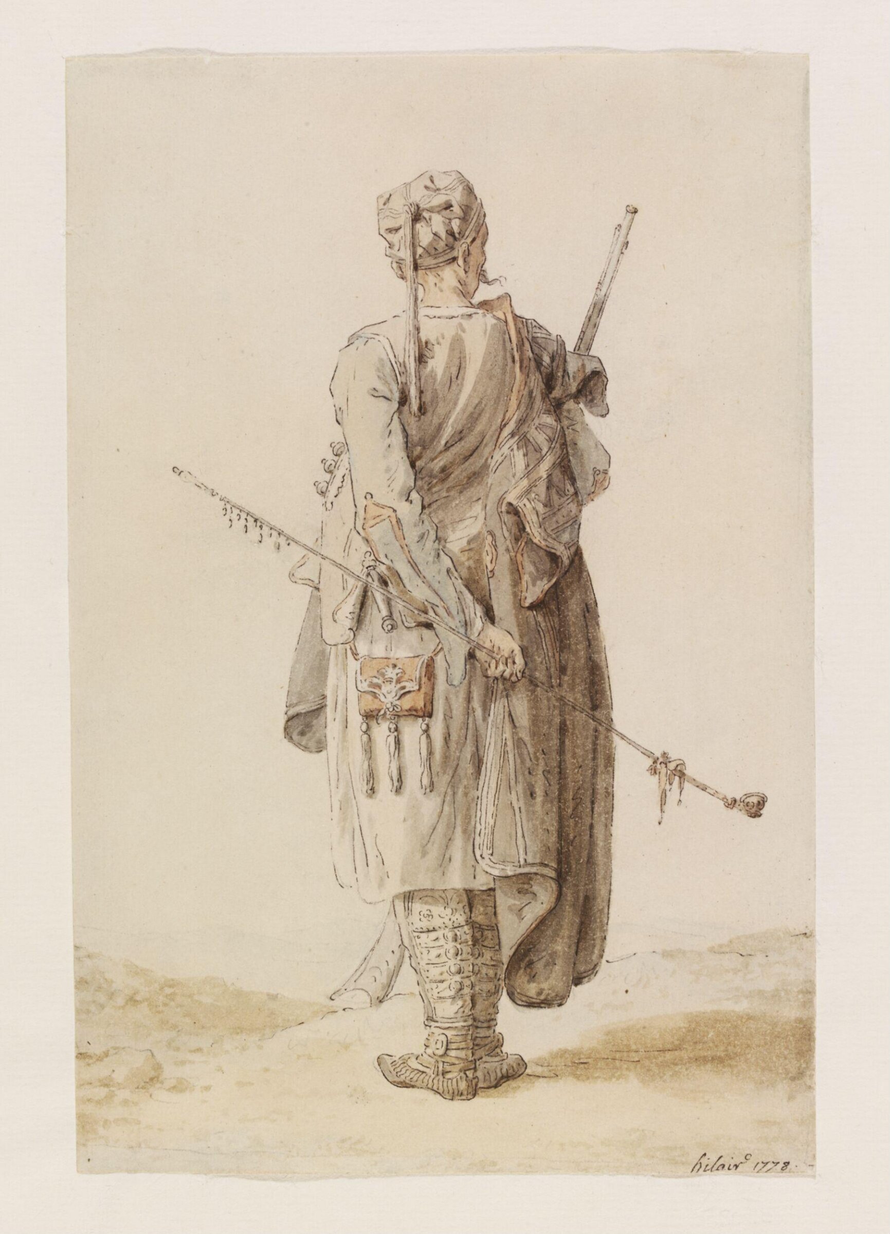 Albanian Soldier, Jean-Baptiste Hilaire, 1778