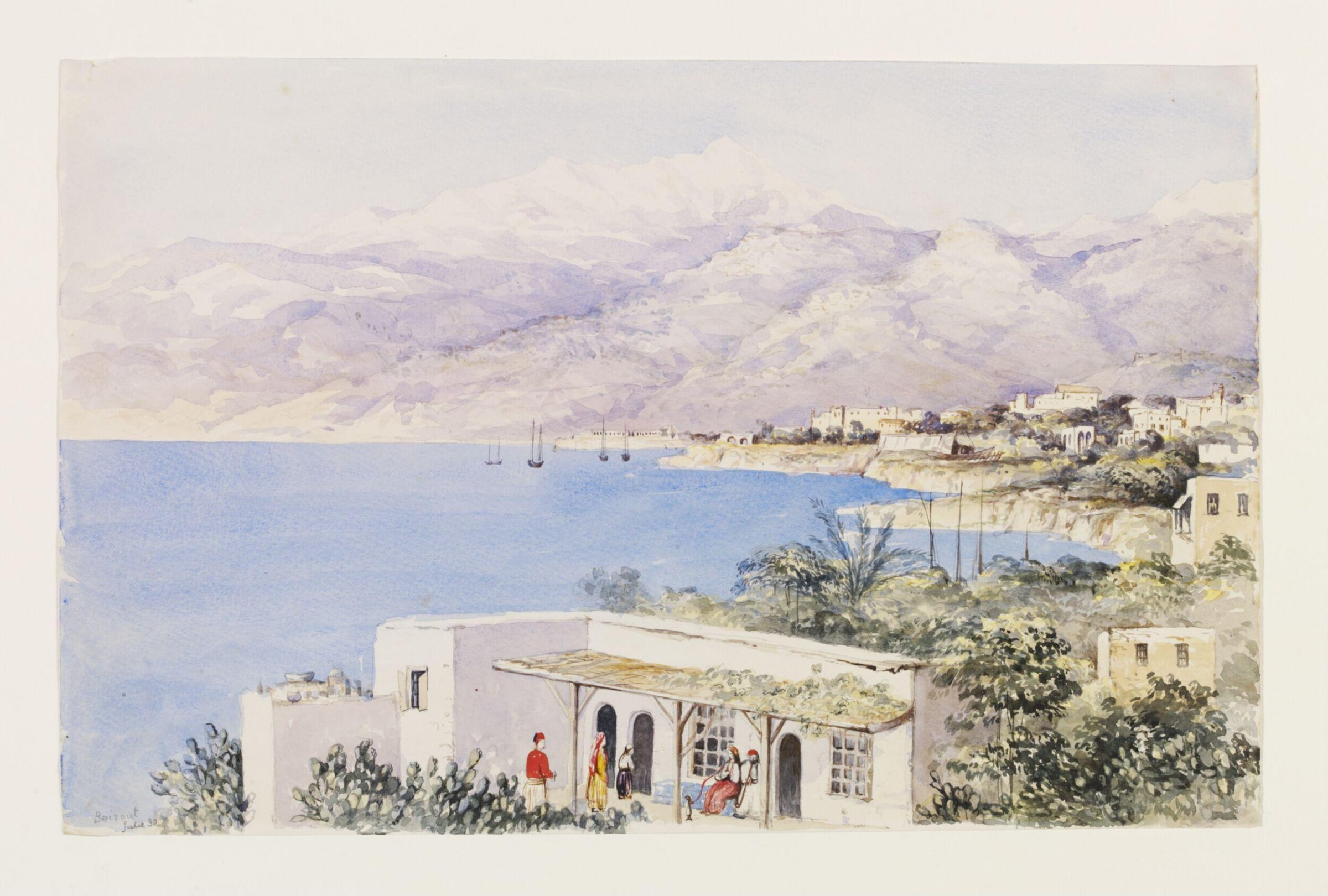 Beirut, Maria Harriett Mathias, 1857