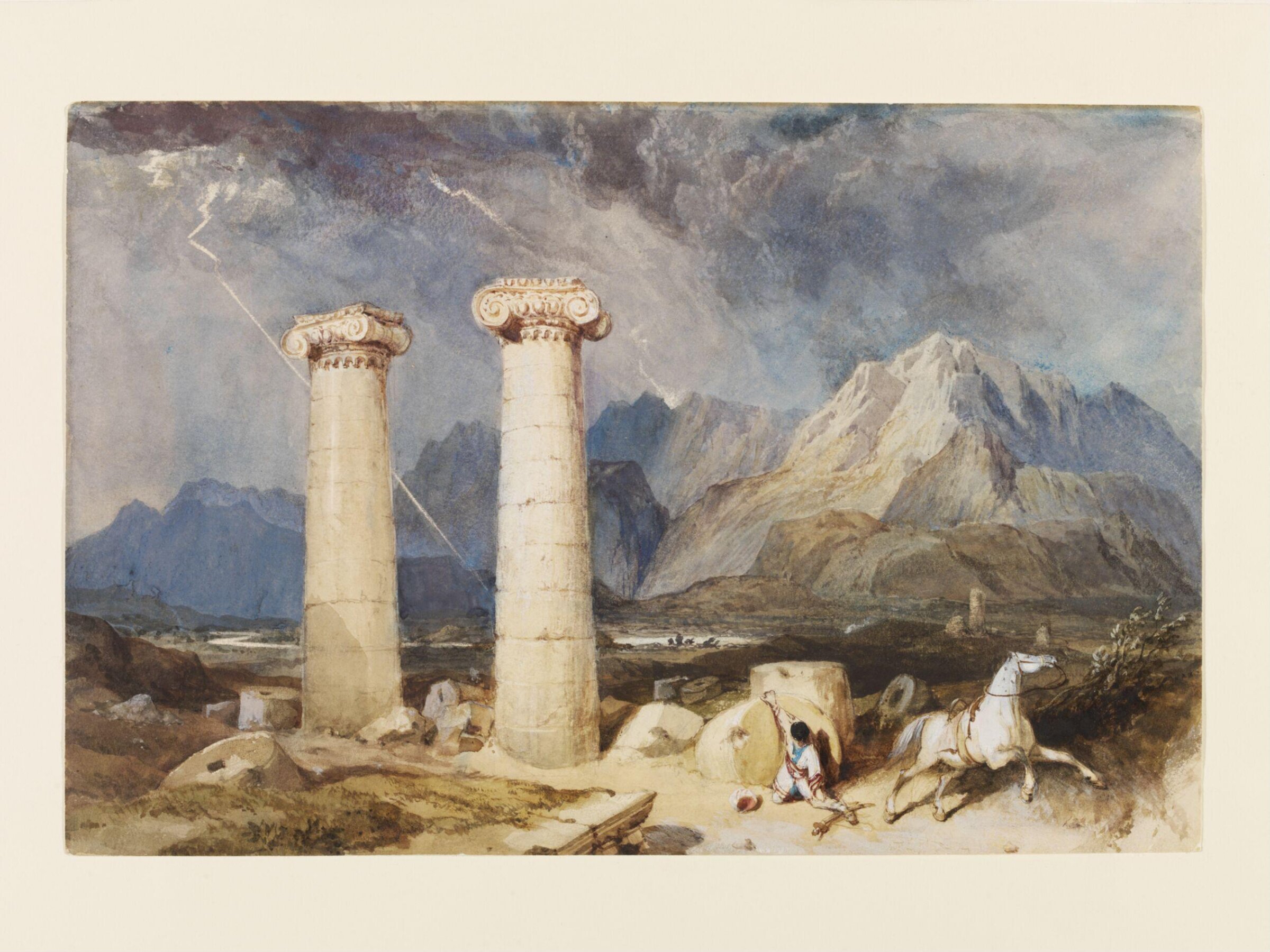 Sardis, One of the Seven Churches, Clarkson Stanfield, 1834-1835