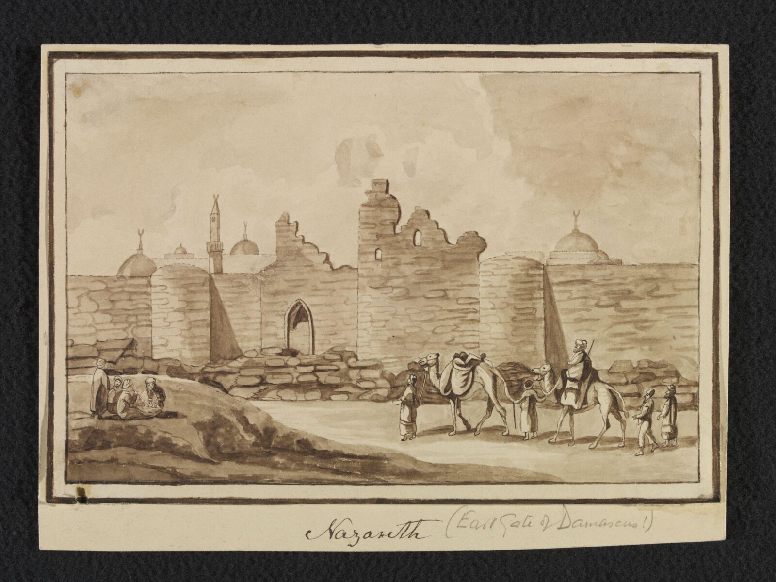 East Gate, Damascus, William Rae Wilson, ca. 1840