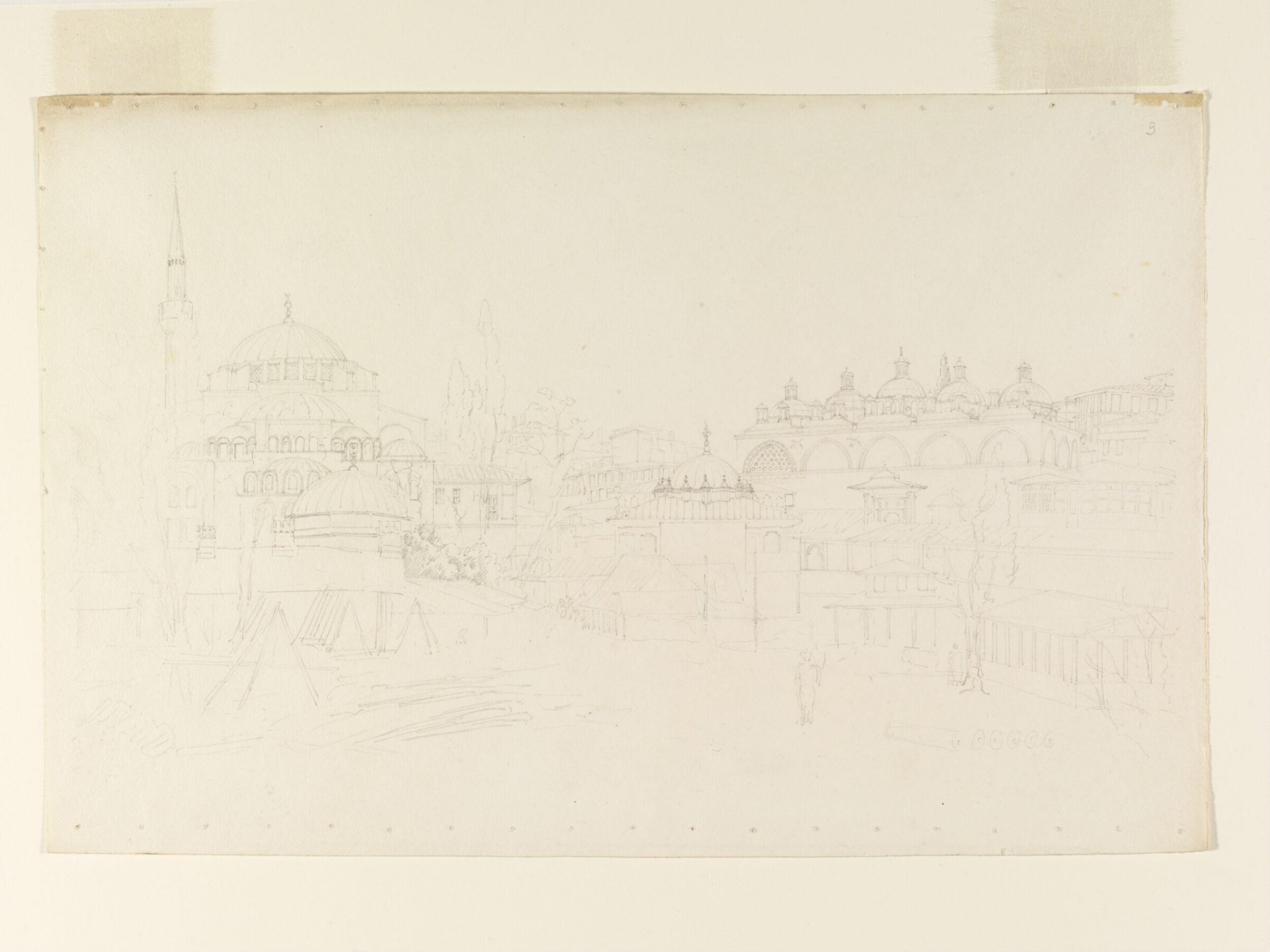 View of Tophane, Lewis Vulliamy, ca. 1818