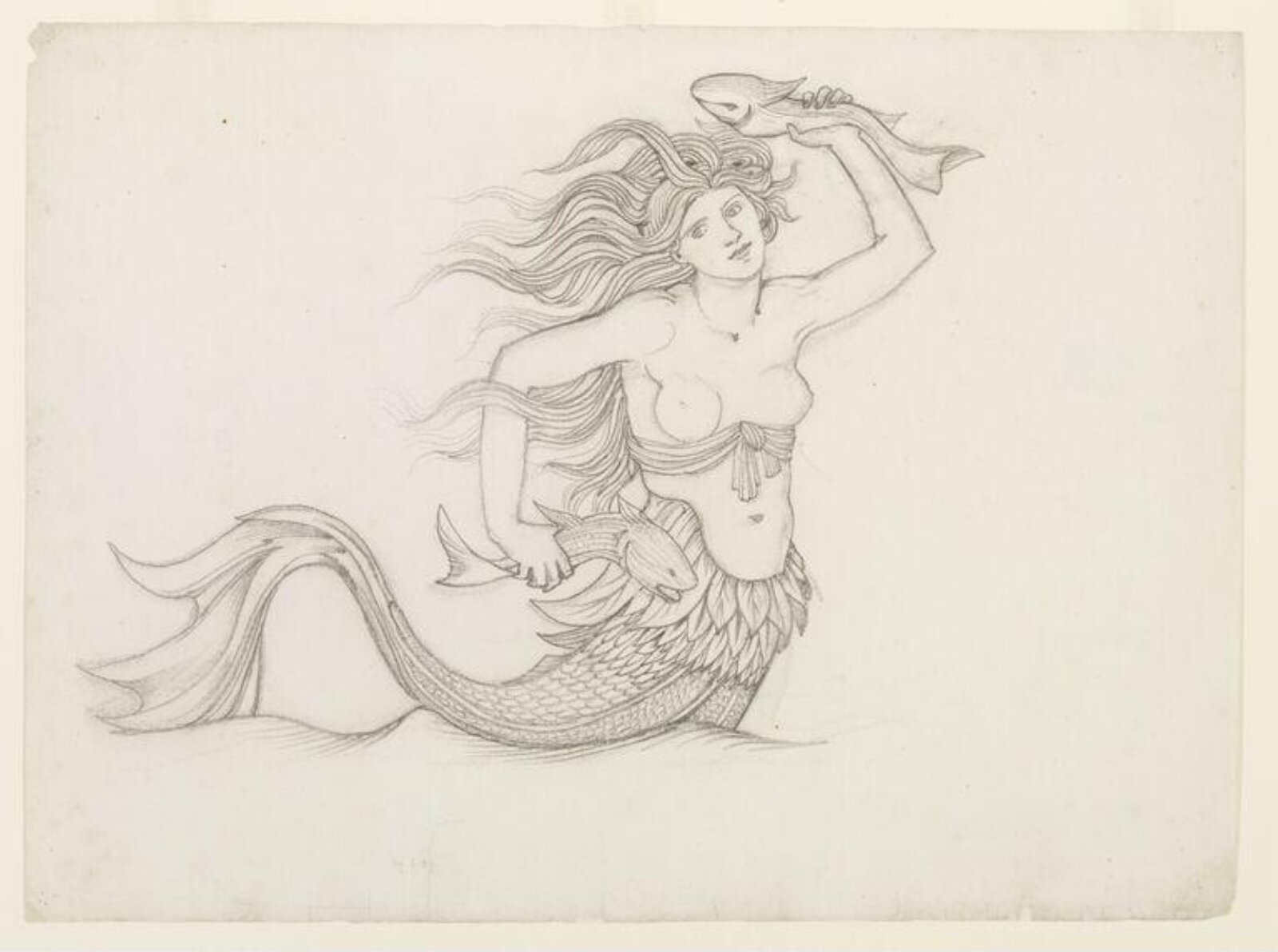 Drawing, Edward Coley Burne-Jones, late 19th century