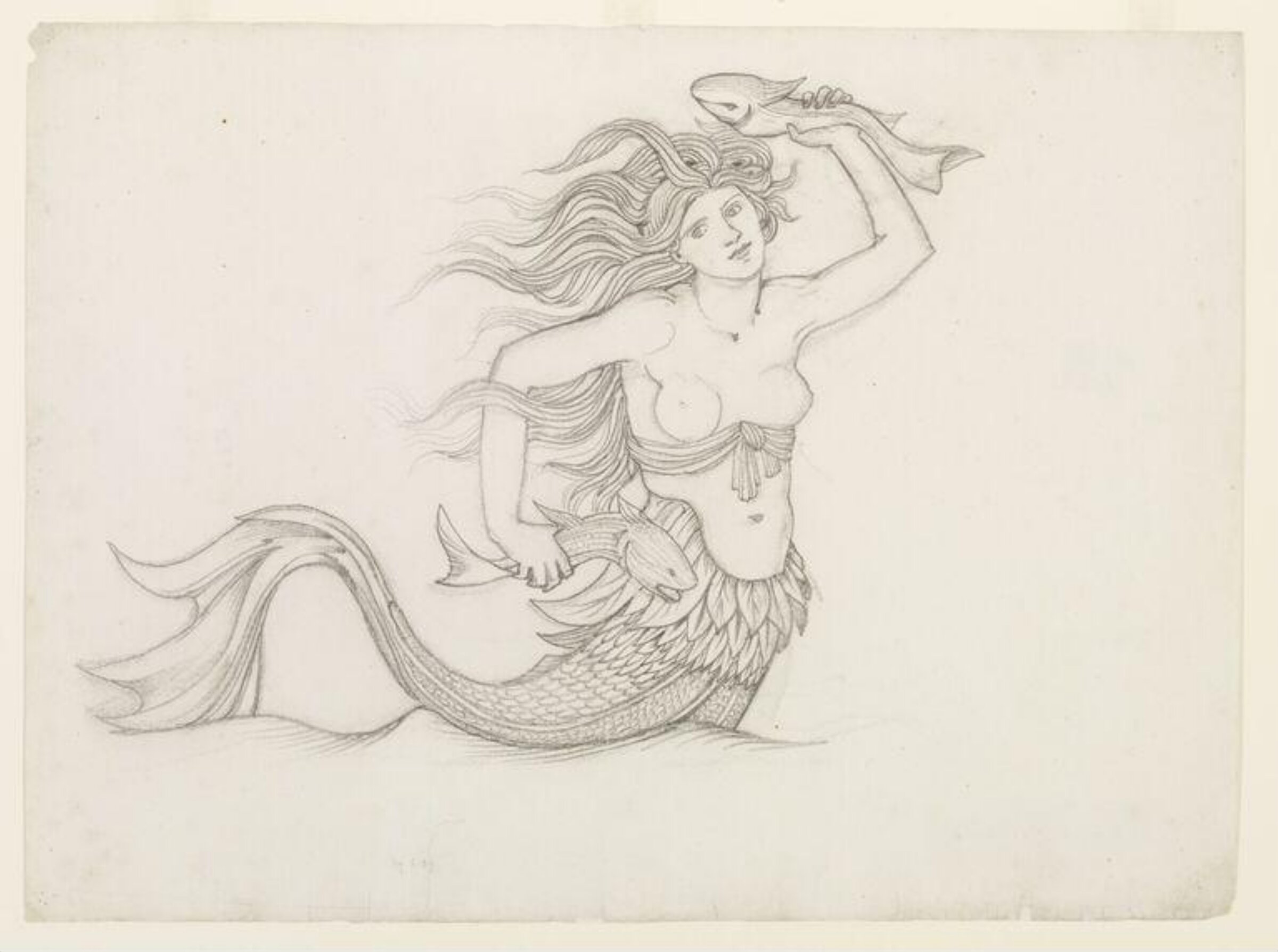 Drawing, Edward Coley Burne-Jones, late 19th century
