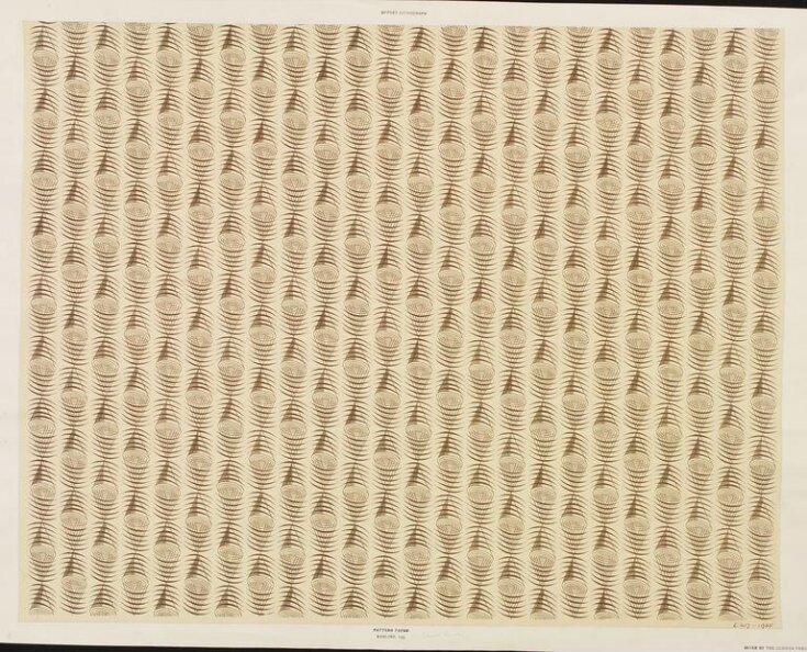 Pattern paper issued by Curwen Press Ltd. top image