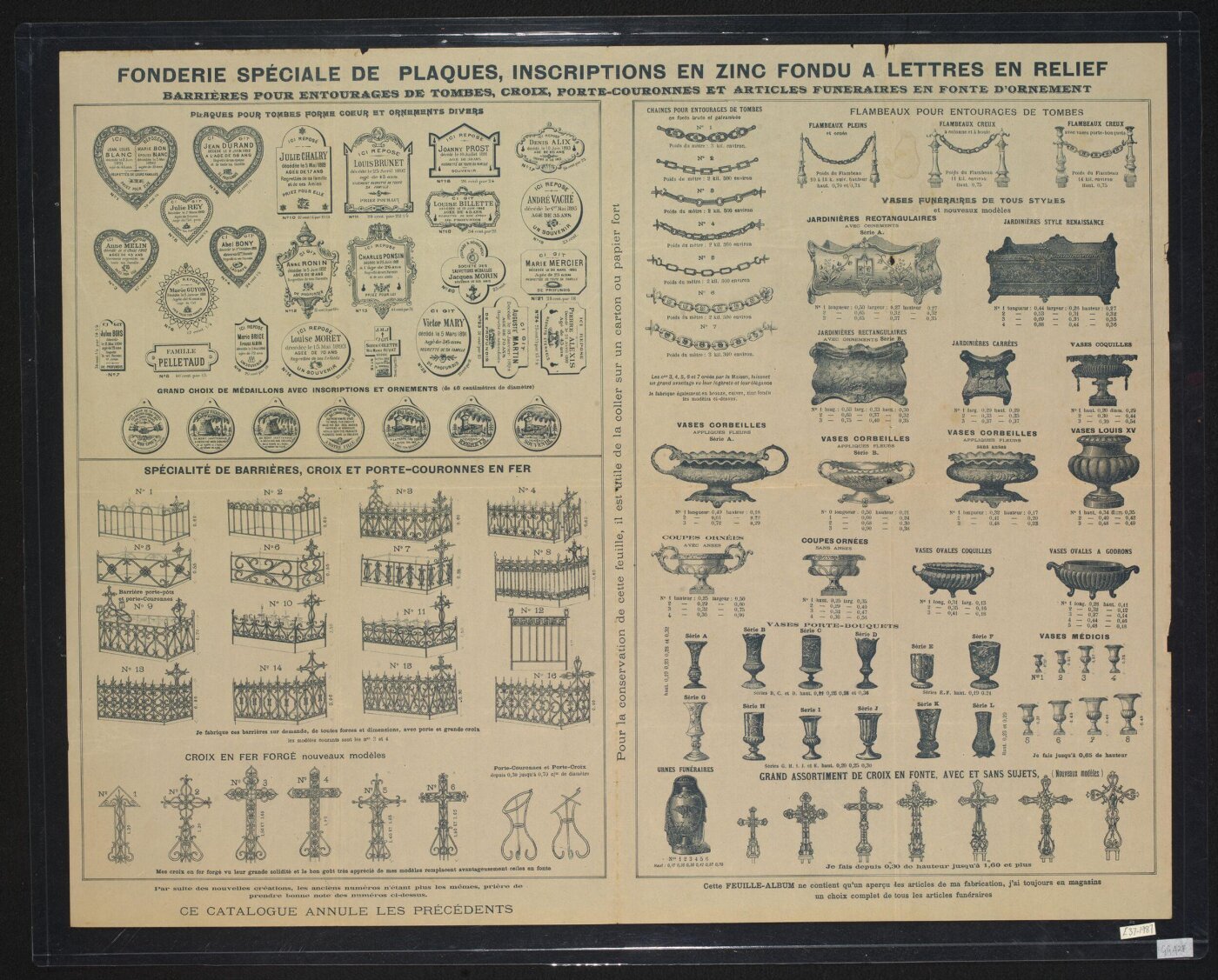 Unknown, Various trade catalogues