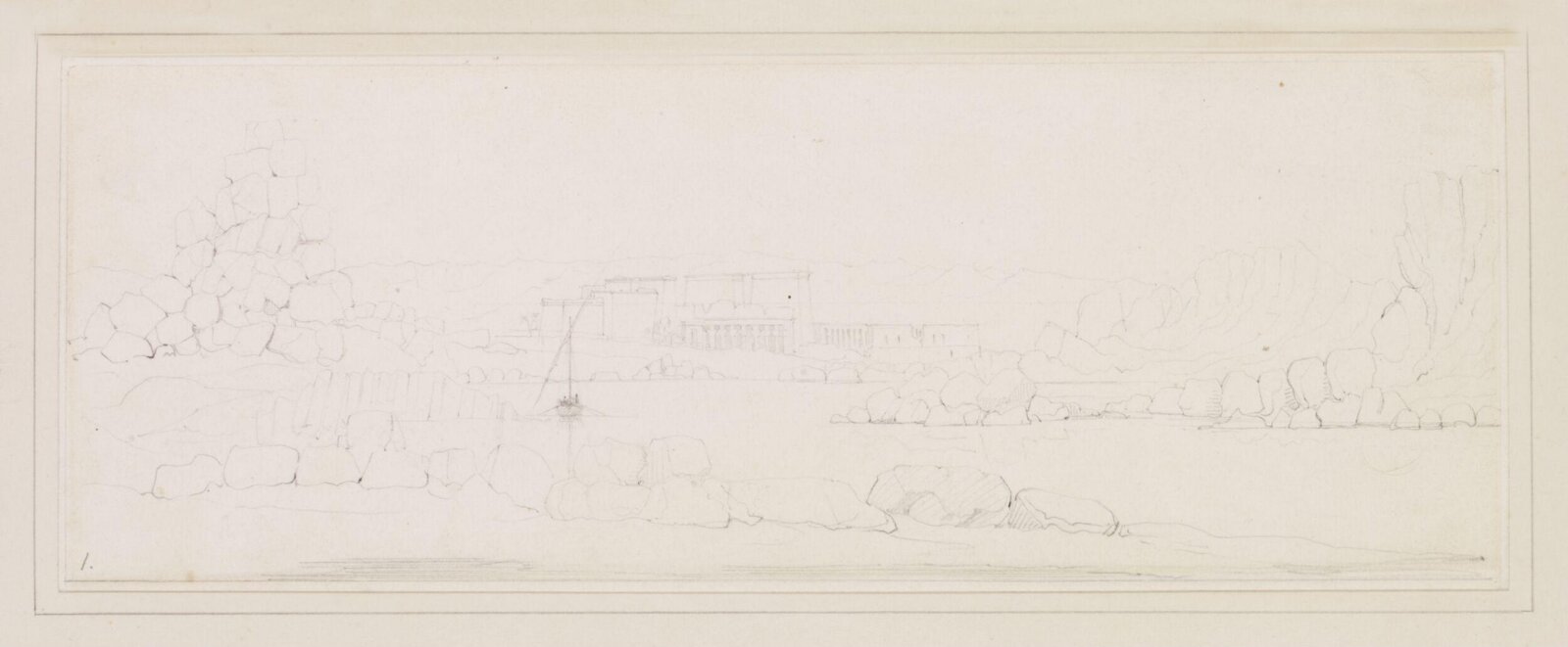 Philoe. Looking South, Owen Jones, 1832-1833