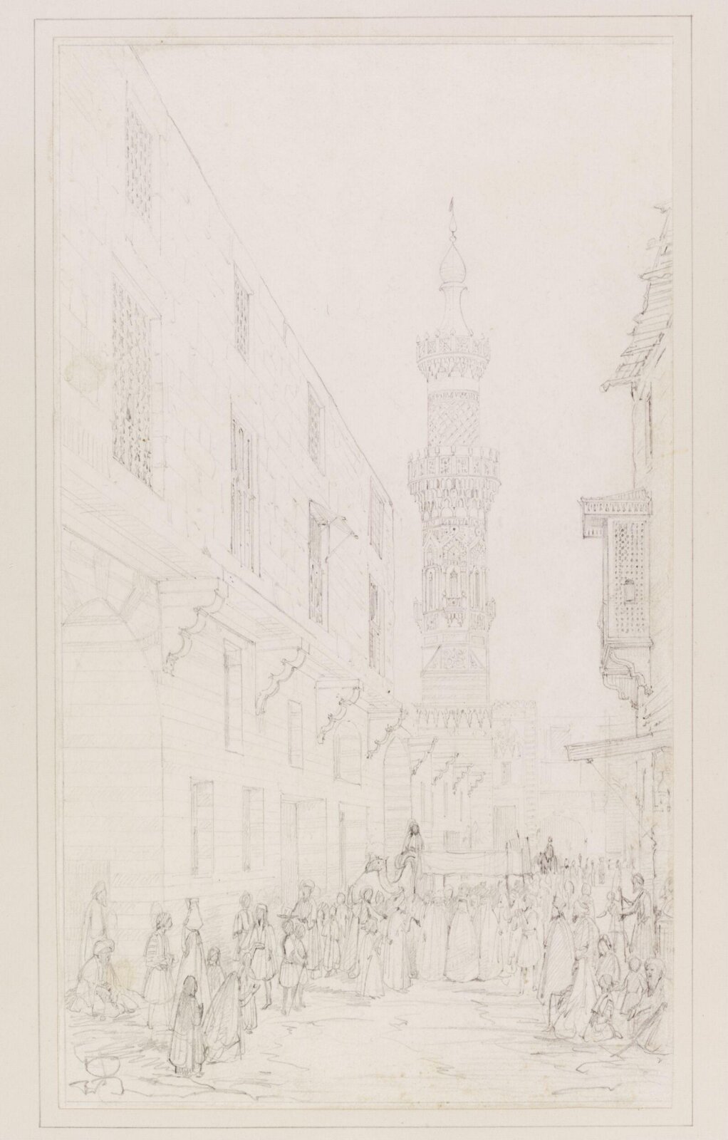 Street in Cairo, Owen Jones, 1832-1833