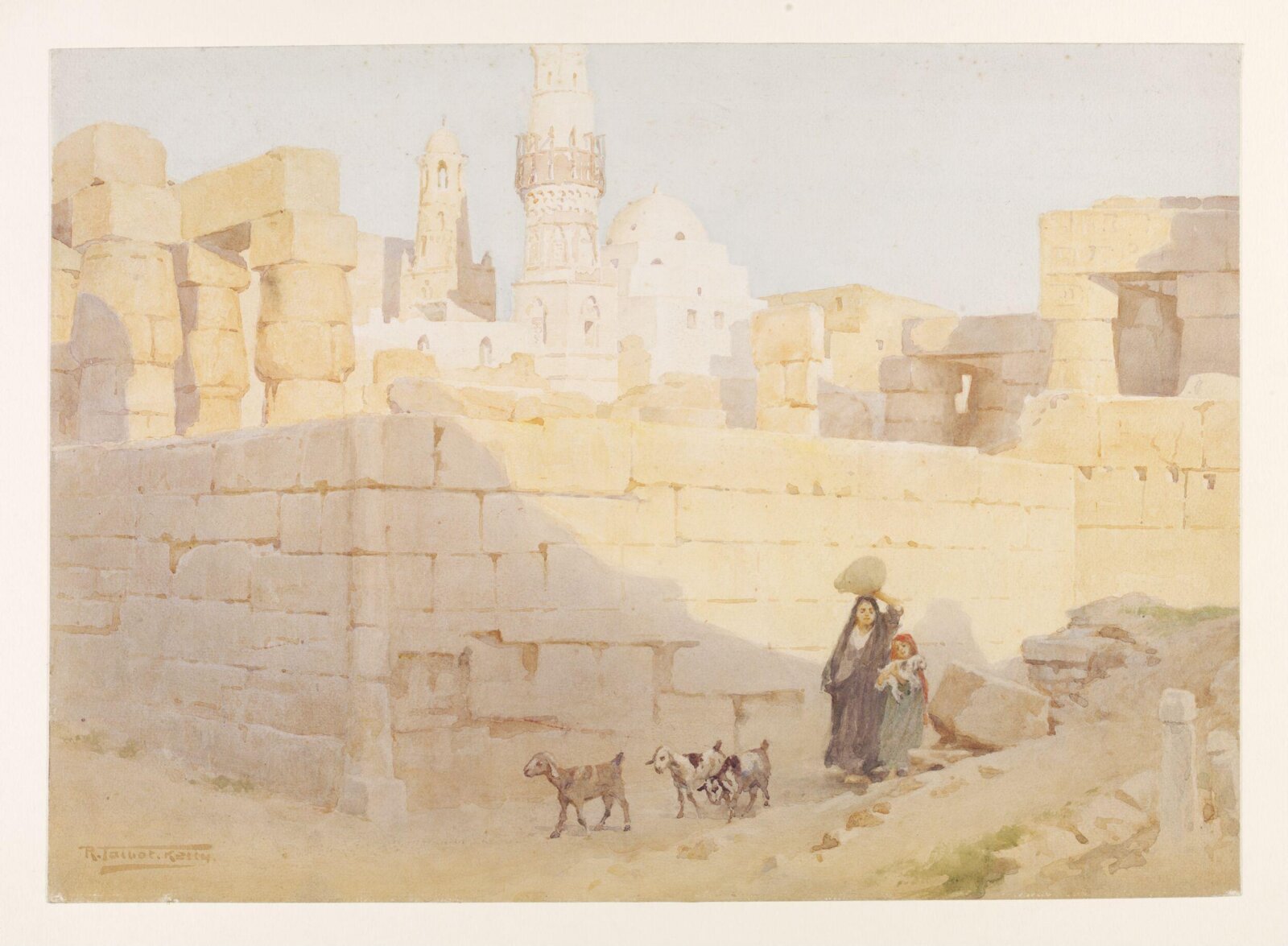 Scene at Luxor, Robert Talbot Kelly, 1880-1910