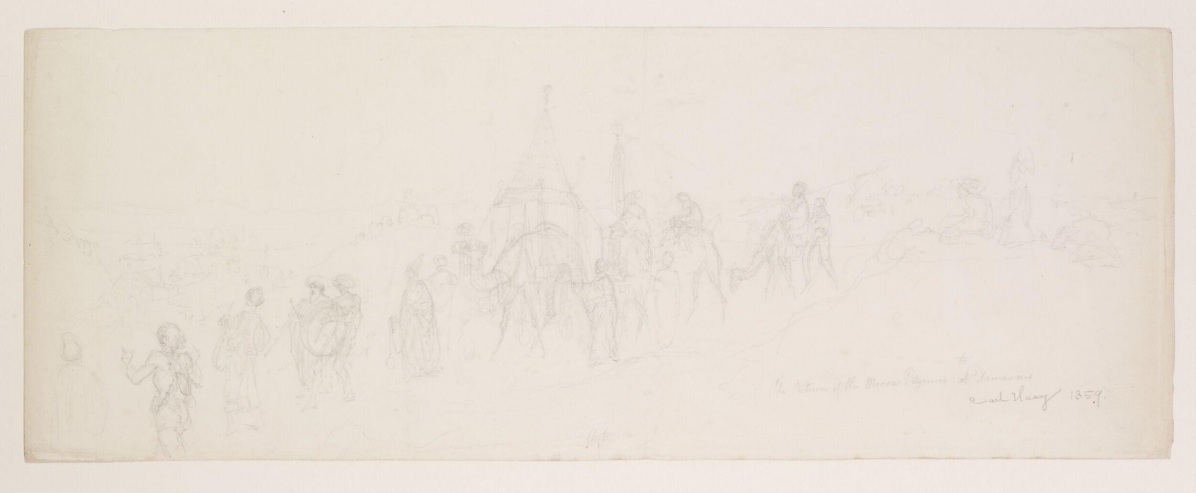 Return of the Mecca Pilgrims to Damascus, Carl Haag, 1859
