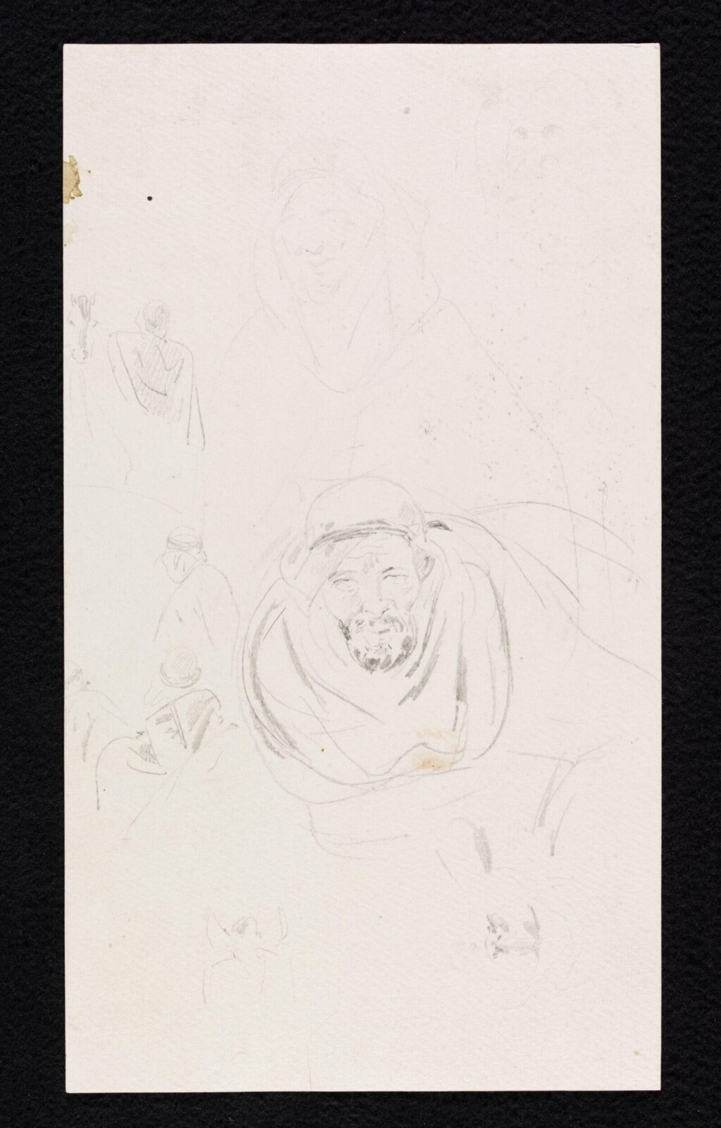 Male figures, Théodore Leblanc, ca. 1828-1837