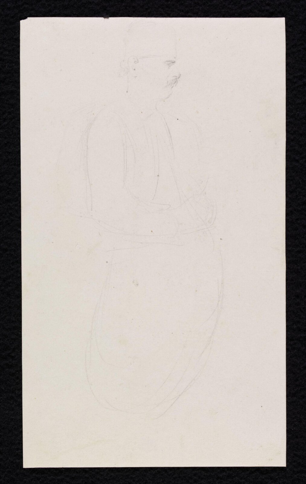 Male figure, Théodore Leblanc, ca. 1828-1837
