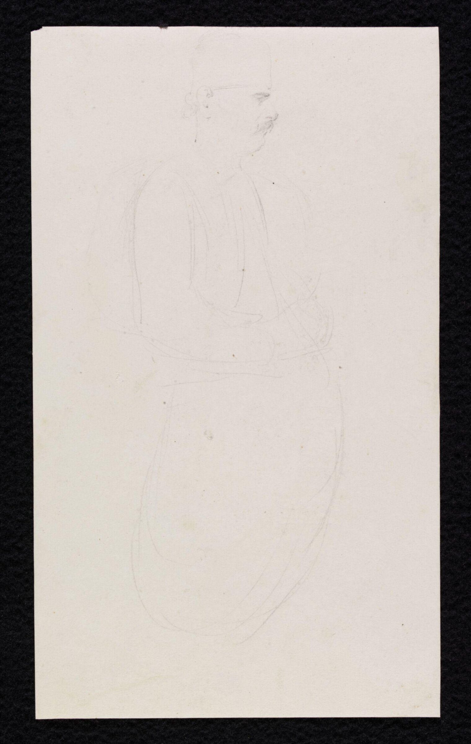 Male figure, Théodore Leblanc, ca. 1828-1837