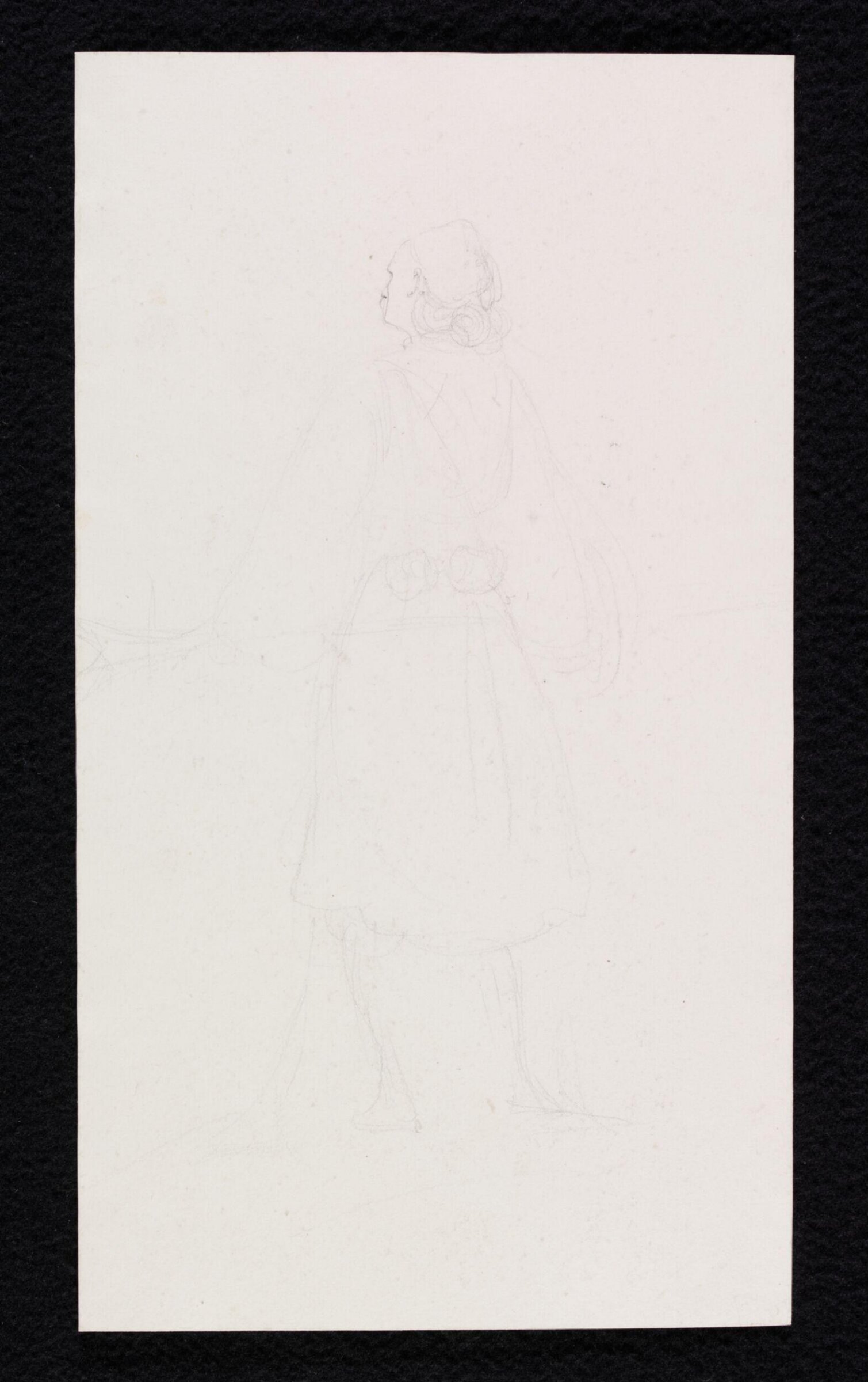Male figure, possibly Greek, Théodore Leblanc, ca. 1828-1837