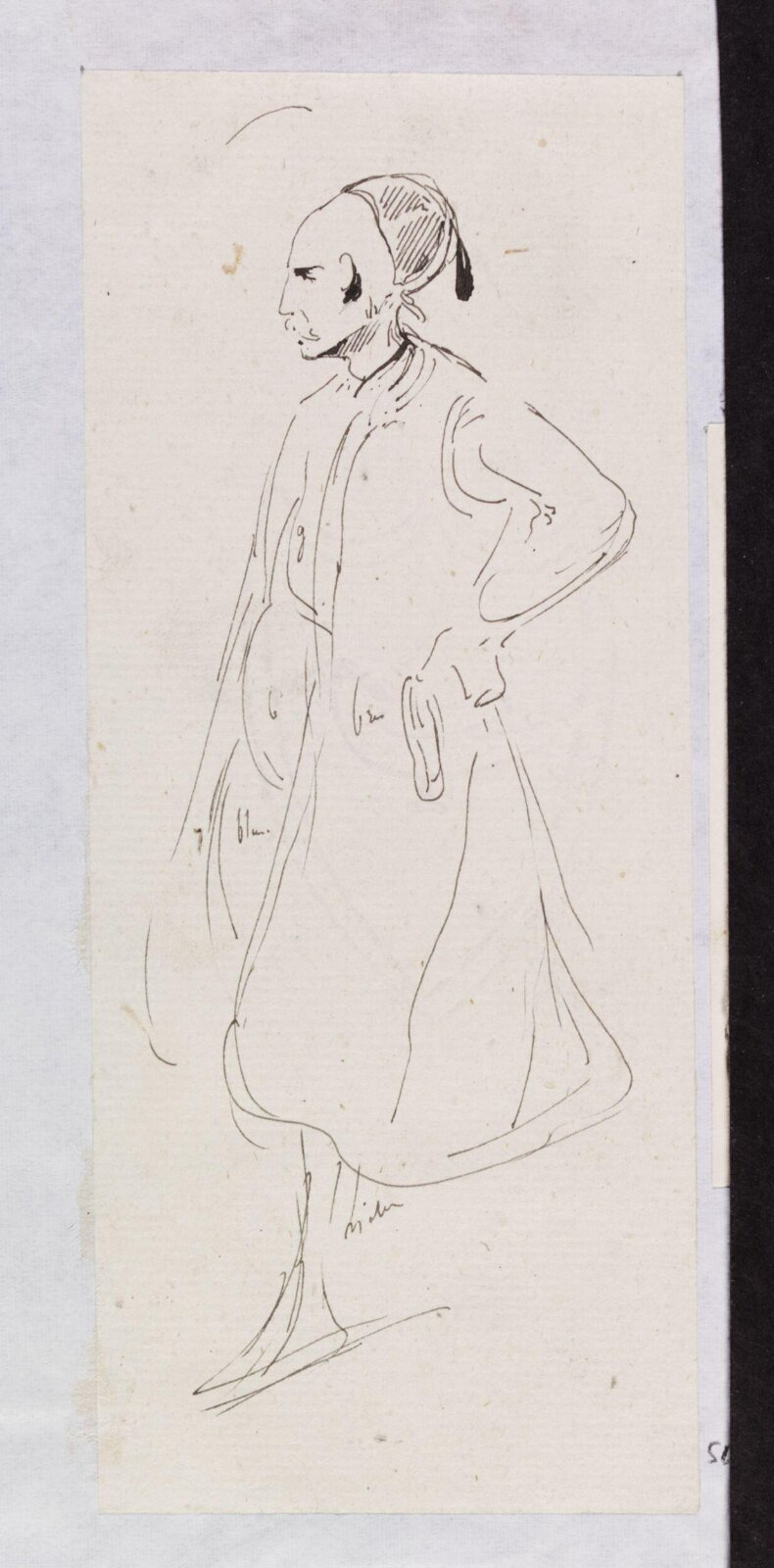 Male figure, Théodore Leblanc, ca. 1828-1837
