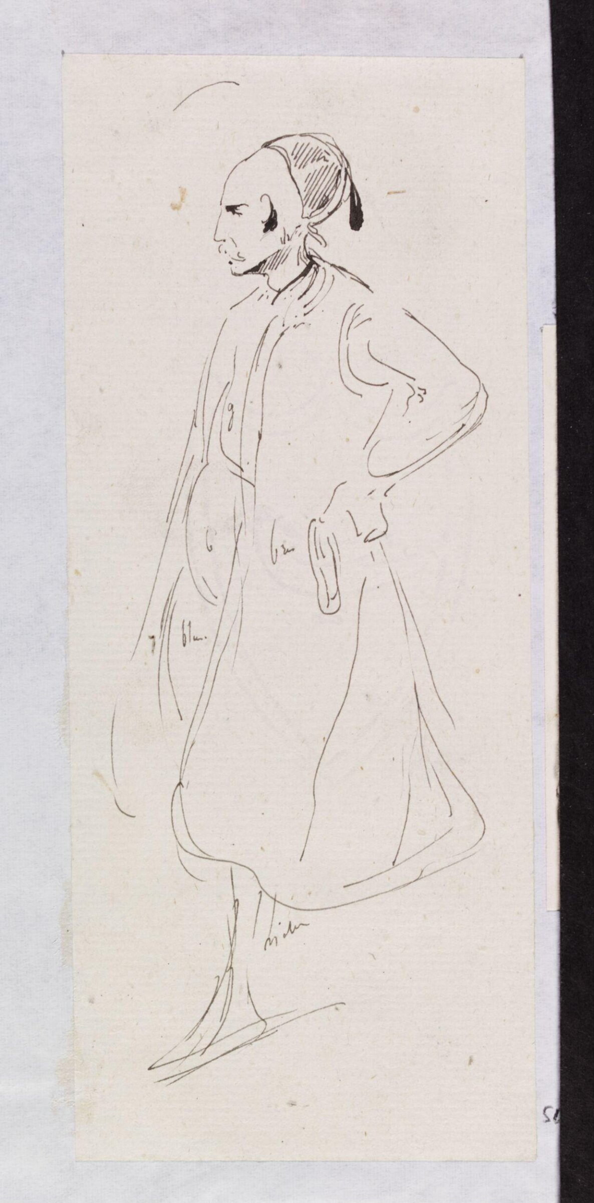 Male figure, Théodore Leblanc, ca. 1828-1837
