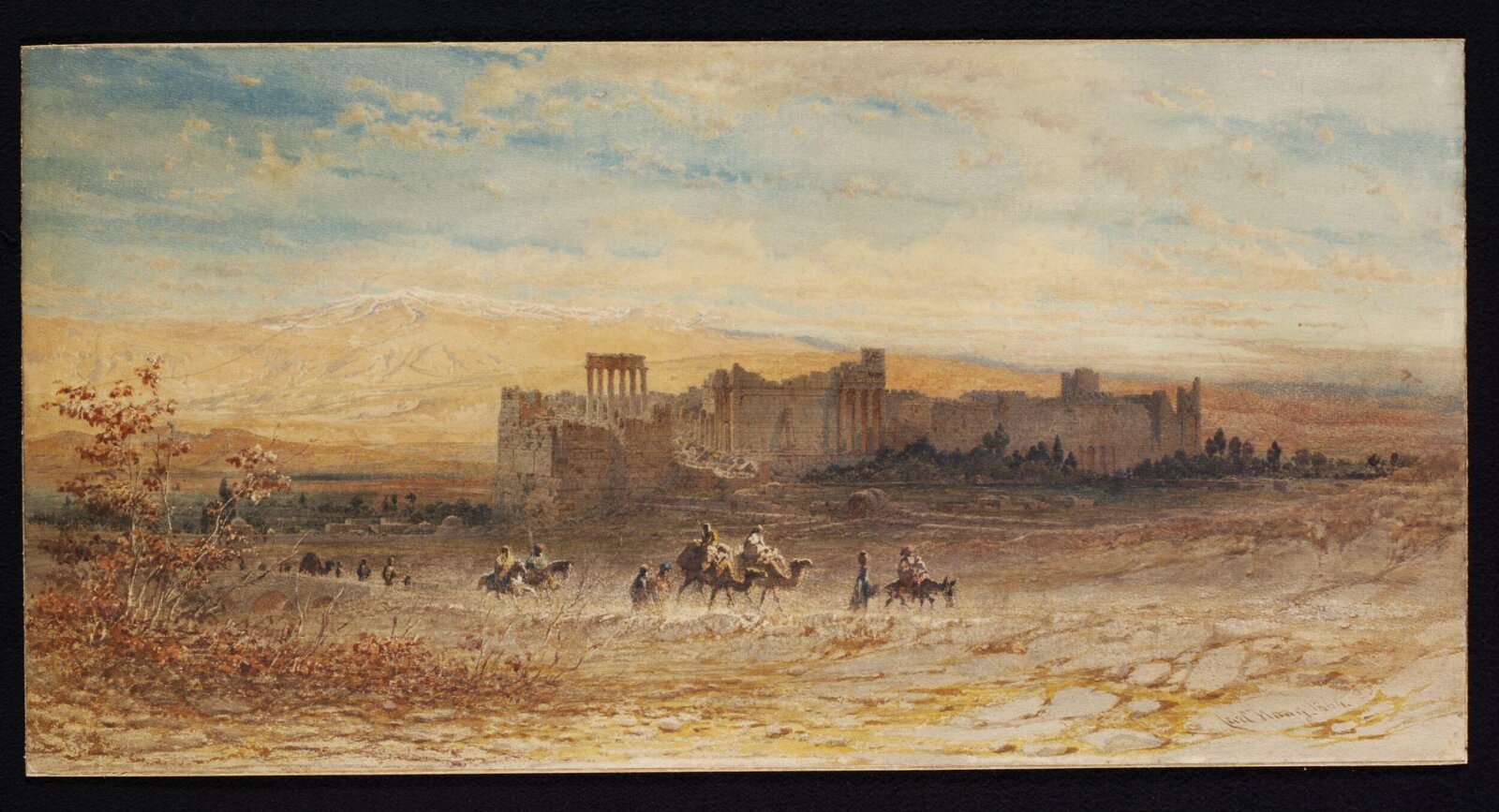 Baalbek, Carl Haag, 1864